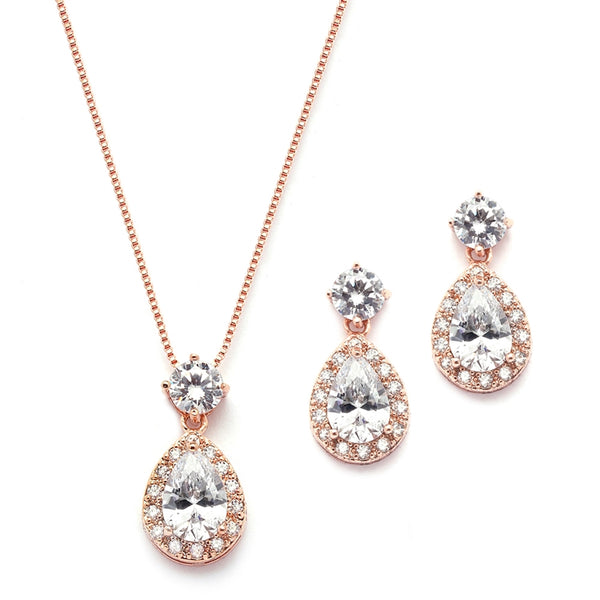 4550S-RG Rose Gold set by Mariell