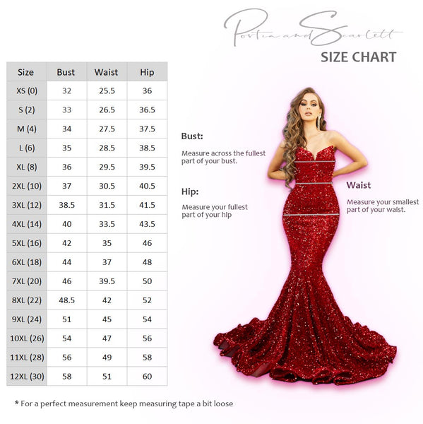 Portia and Scarlett Prom Dress PS 23408 Red