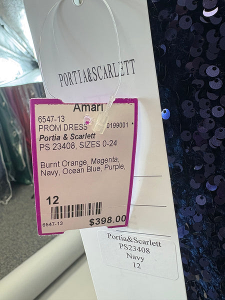 Portia and Scarlett Prom Dress PS 23408 Navy