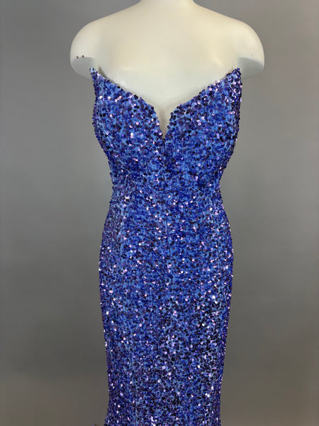 Portia and Scarlett Prom Dress PS21208 Ocean Blue