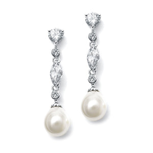 3035E pearl earrings by Mariell