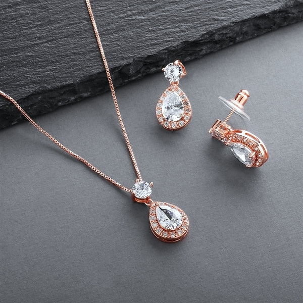 4550S-RG Rose Gold set by Mariell